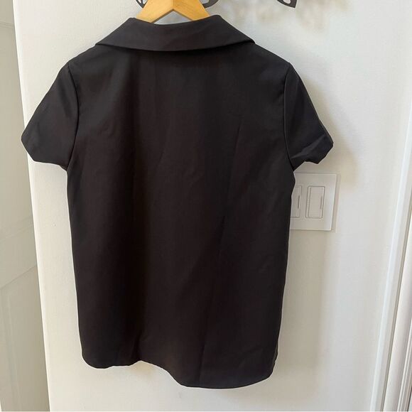 SLOAN The Short Sleeve Top in Brown 6 NWOT - Picture 8 of 9